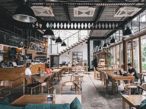 Luna Garden cafe iç mekanı — Düziçi, Osmaniye